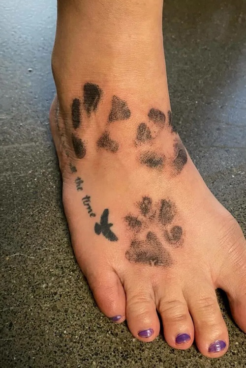women Paw Tattoo Ideas 5