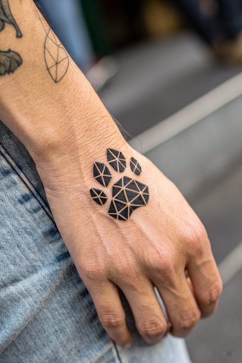 dog Paw Tattoo Ideas 2