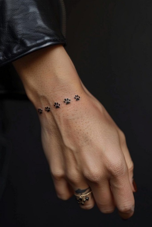 dog Paw Tattoo Ideas 4