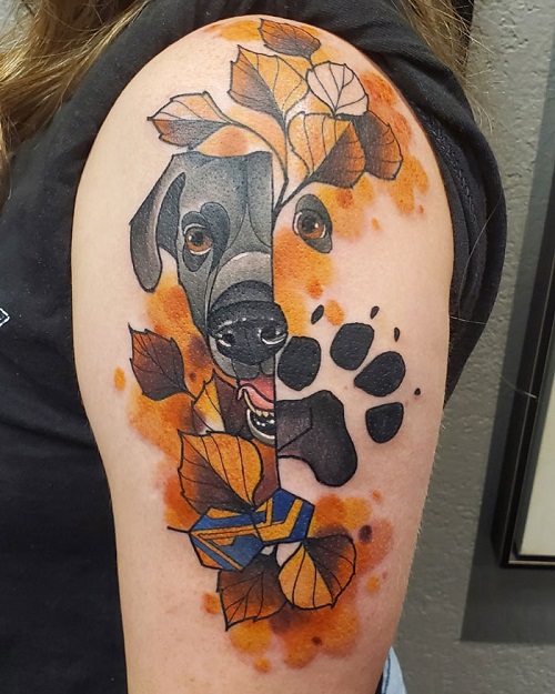 stunning Paw Tattoo Ideas 4