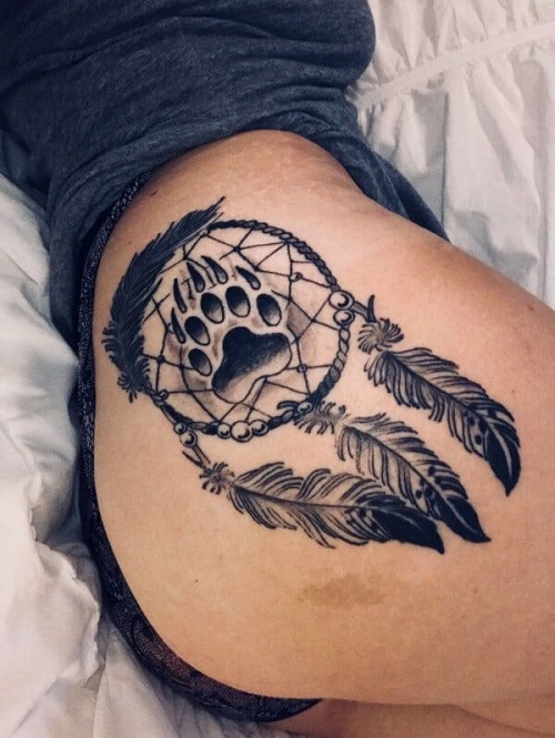 stunning Paw Tattoo Ideas 5