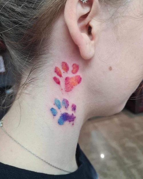 Paw Tattoo Ideas 4