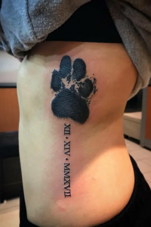 women Paw Tattoo Ideas 2