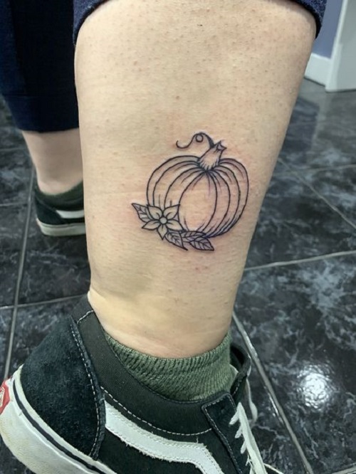 Pumpkin Tattoo Ideas 2