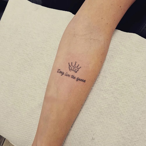 girl Queen Tattoo