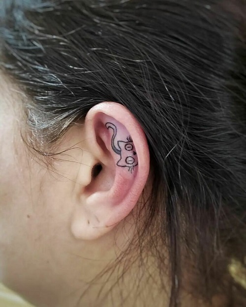 Beautiful Cat Tattoo 3