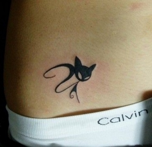 Beautiful Cat Tattoo 5