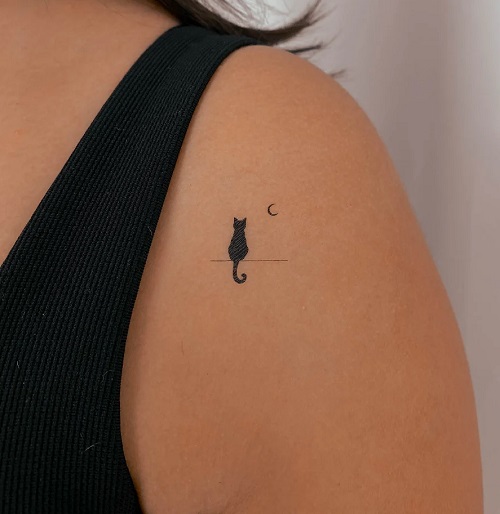 Small Cat Tattoo 3