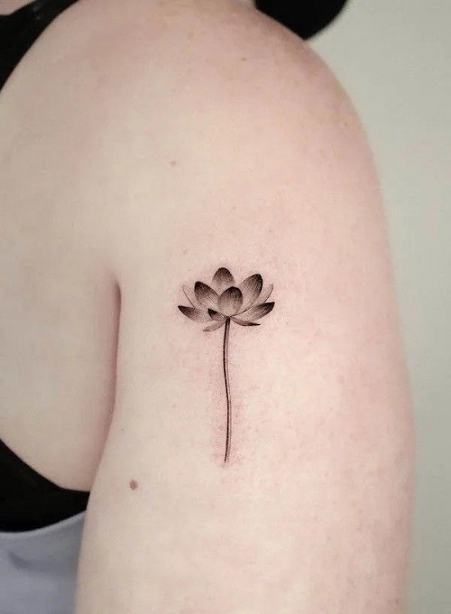 Trending Small Lotus Tattoo 2