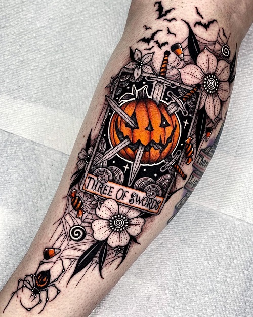 Small Spooky Halloween Inks tattoo 1