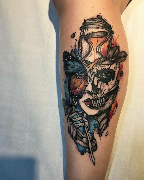 Spooky Halloween tattoo 6