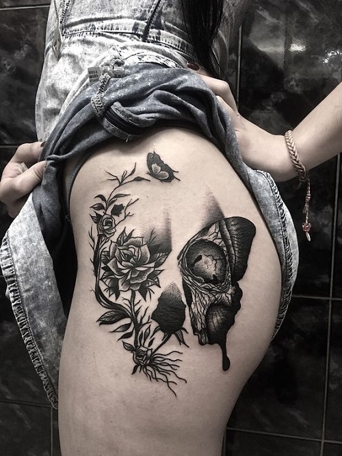 Spooky Halloween tattoo 7