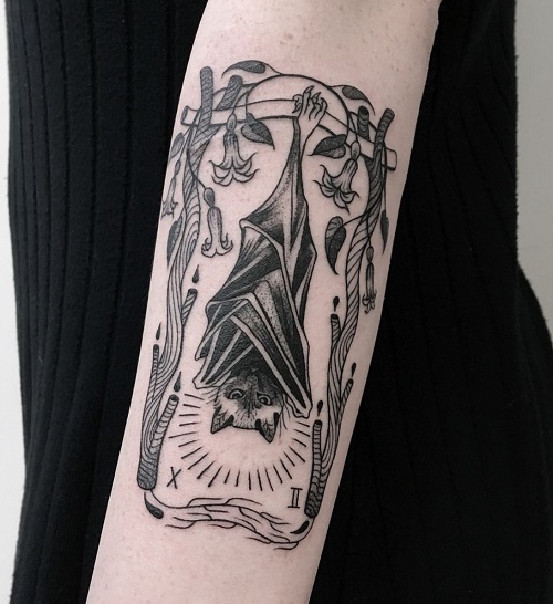 Inspiring Spooky Halloween tattoo 5
