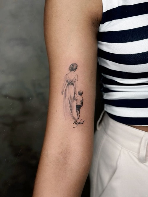 Son Mom Tattoo Ideas 4