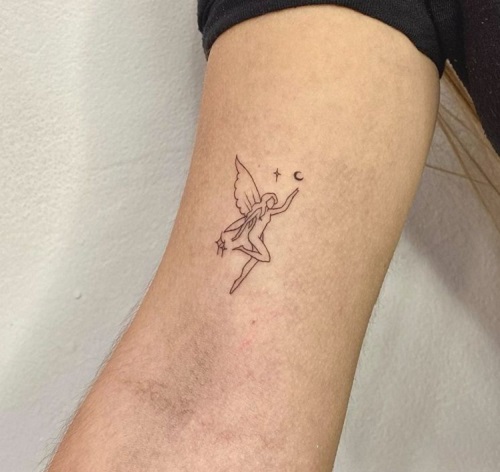 Small Angel Tattoo Ideas 2