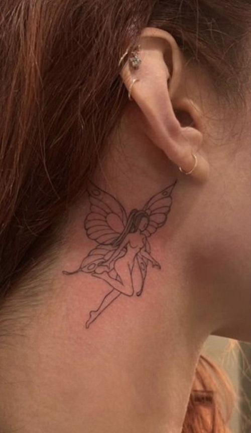 Small Angel Tattoo Ideas 6