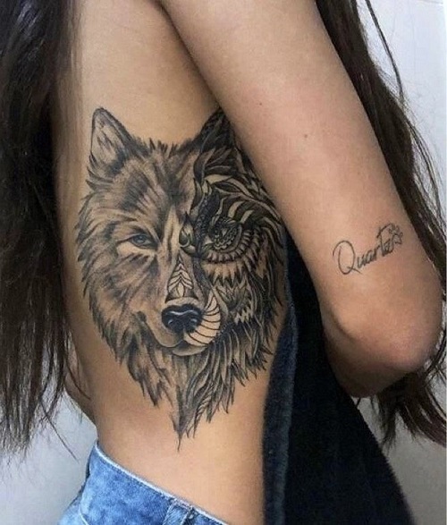 Wolf Tattoos for men