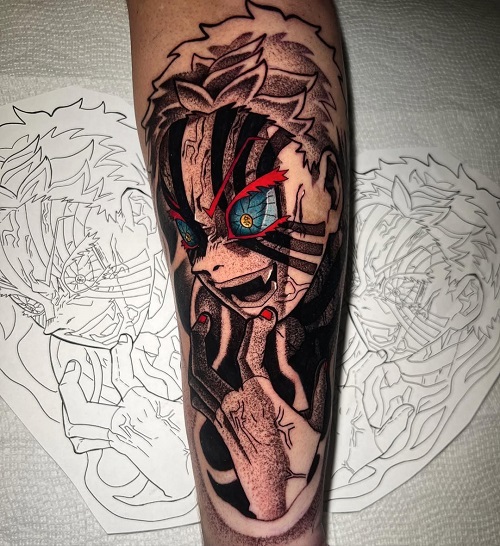 stunning Akaza Tattoo 5
