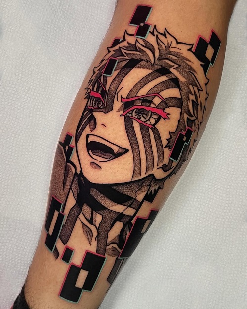 chinese Akaza Tattoo 2