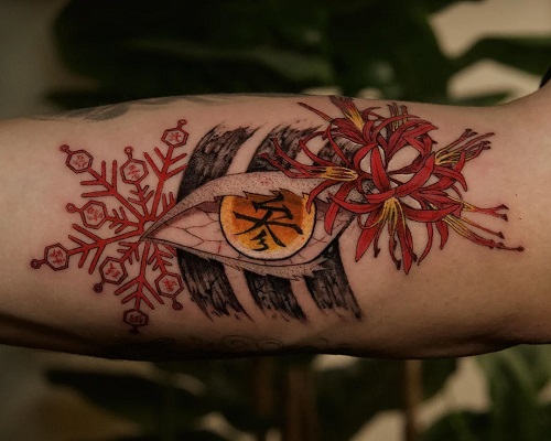Akaza Tattoo Idea 1