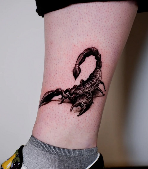 trending Black & Grey Realism Tattoo 5