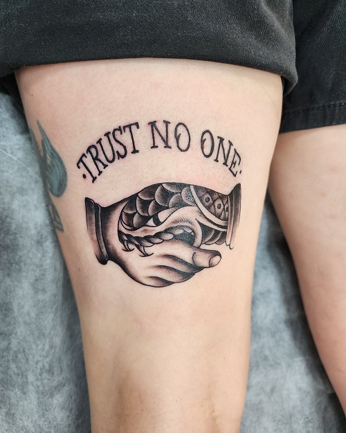 beautiful Black & Grey Realism Tattoo 3