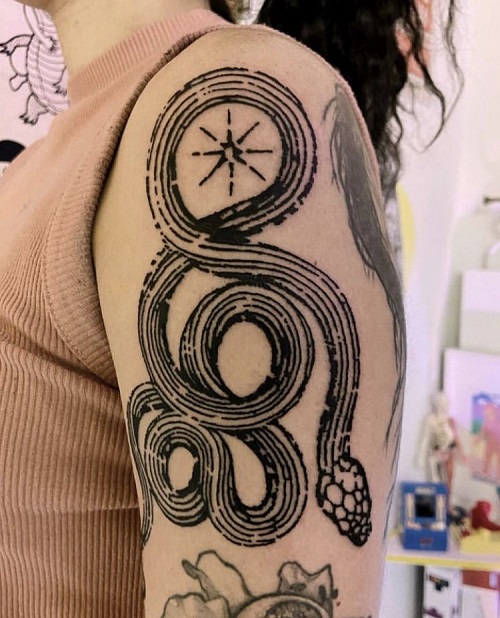 Inspiring Blackwork & Tribal Tattoos 5
