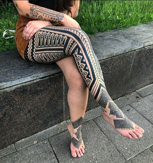 Beautiful Blackwork & Tribal Tattoos 3