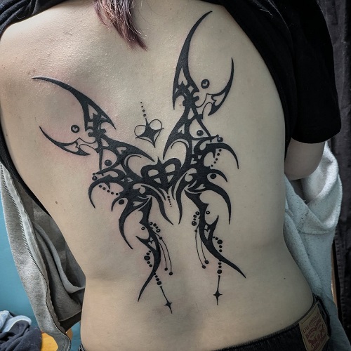 Stunning Cyber sigil tattoo 2