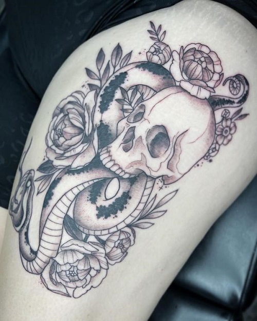 men Death Eater Tattoo  2