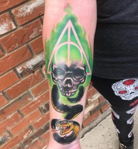 17 Unique Death Eater Tattoo Ideas for Wizarding World Lovers