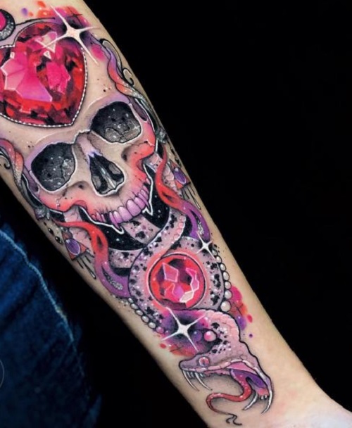 men Death Eater Tattoo 5