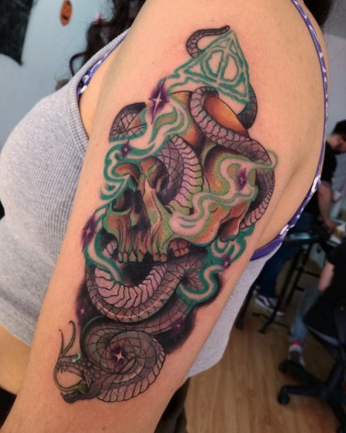 halloween Death Eater Tattoo 4