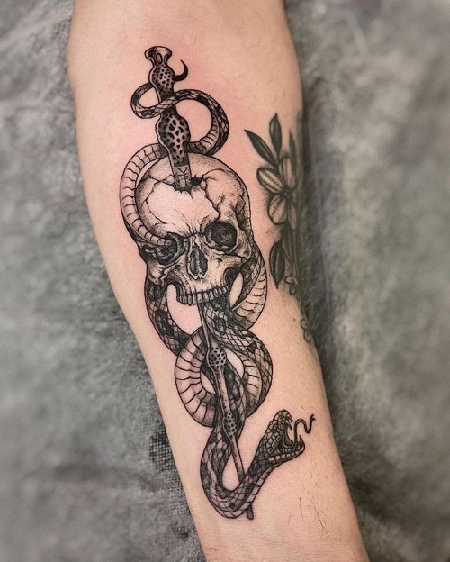 Death Eater Tattoo 3