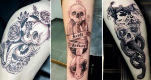 17 Unique Death Eater Tattoo Ideas for Wizarding World Lovers