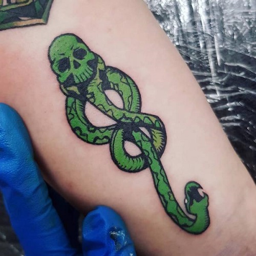 women Death Eater Tattoo