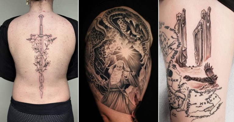 15 Epic Lord of the Rings Tattoo Ideas Inspired by Middle-earth ...