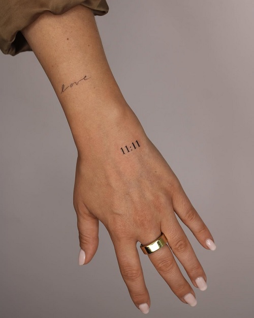 11:11 tattoo
