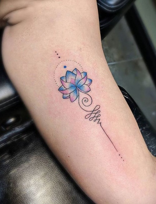 Trending Unalome Lotus Tattoo 1