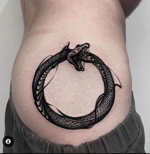 Beautiful Ouroboros Tattoo 5