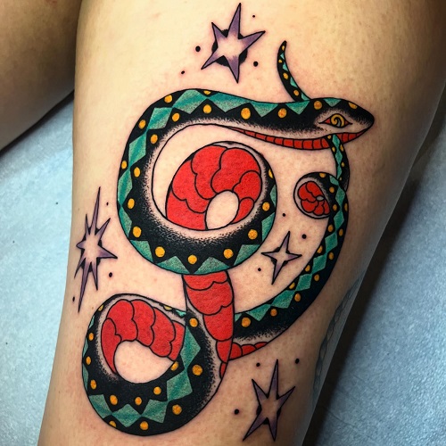 Ouroboros Tattoo 4
