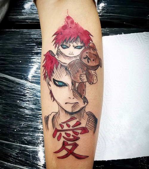 Gaara tattoo 1