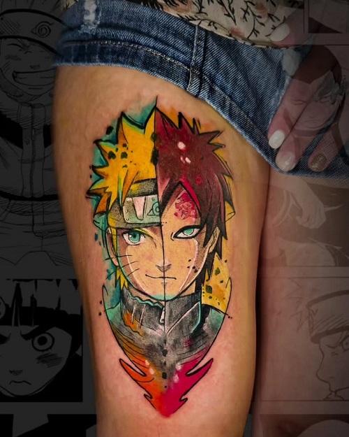 Trending Gaara tattoo 3