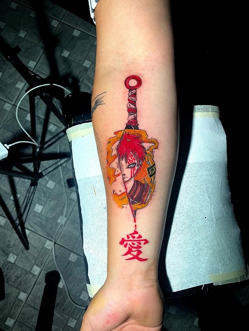 Trending Gaara tattoo 4