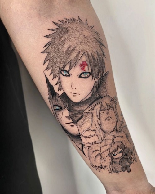 Trending Gaara tattoo 6
