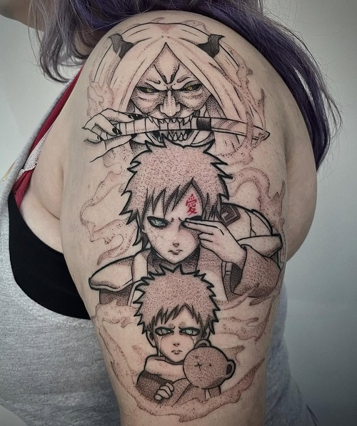Trending Gaara tattoo 9