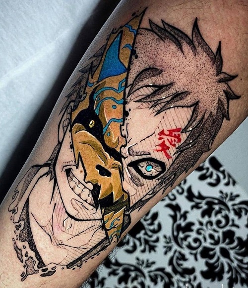 Viral Gaara tattoo 3