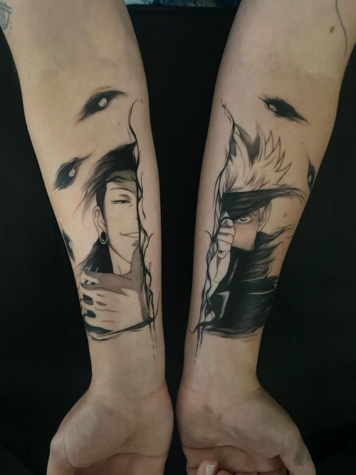 Jujutsu Kaisen Duo Tattoos 3