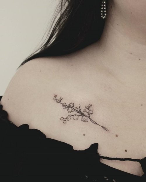 Lily Of The Valley Tattoo13