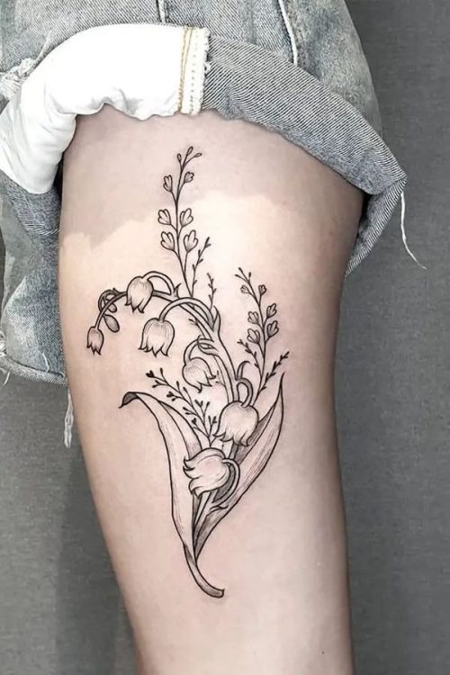 Lily Of The Valley Tattoo9